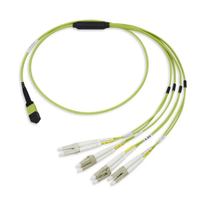 Mpo 12 To Lc Cable-OM3/OM4 Mpo 12 To Lc Cable-OM3/OM4